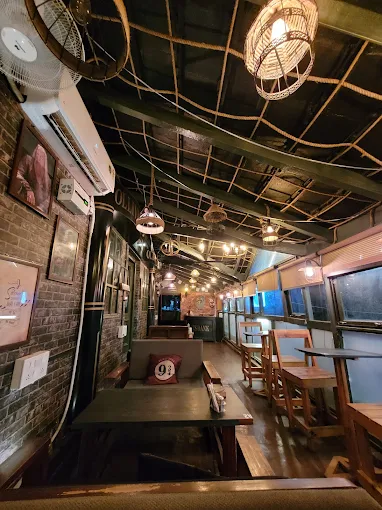 Harry Potter theme interiors at Hogwarts Cafe Jhansi