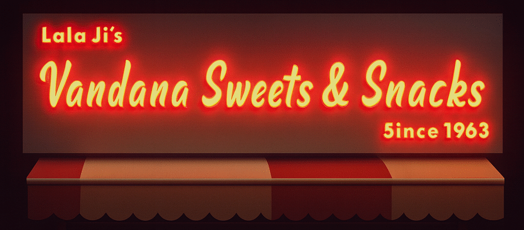 🍬 Vandana Sweets – Famous Sweet & Namkeen Shop in Civil Lines, Jhansi